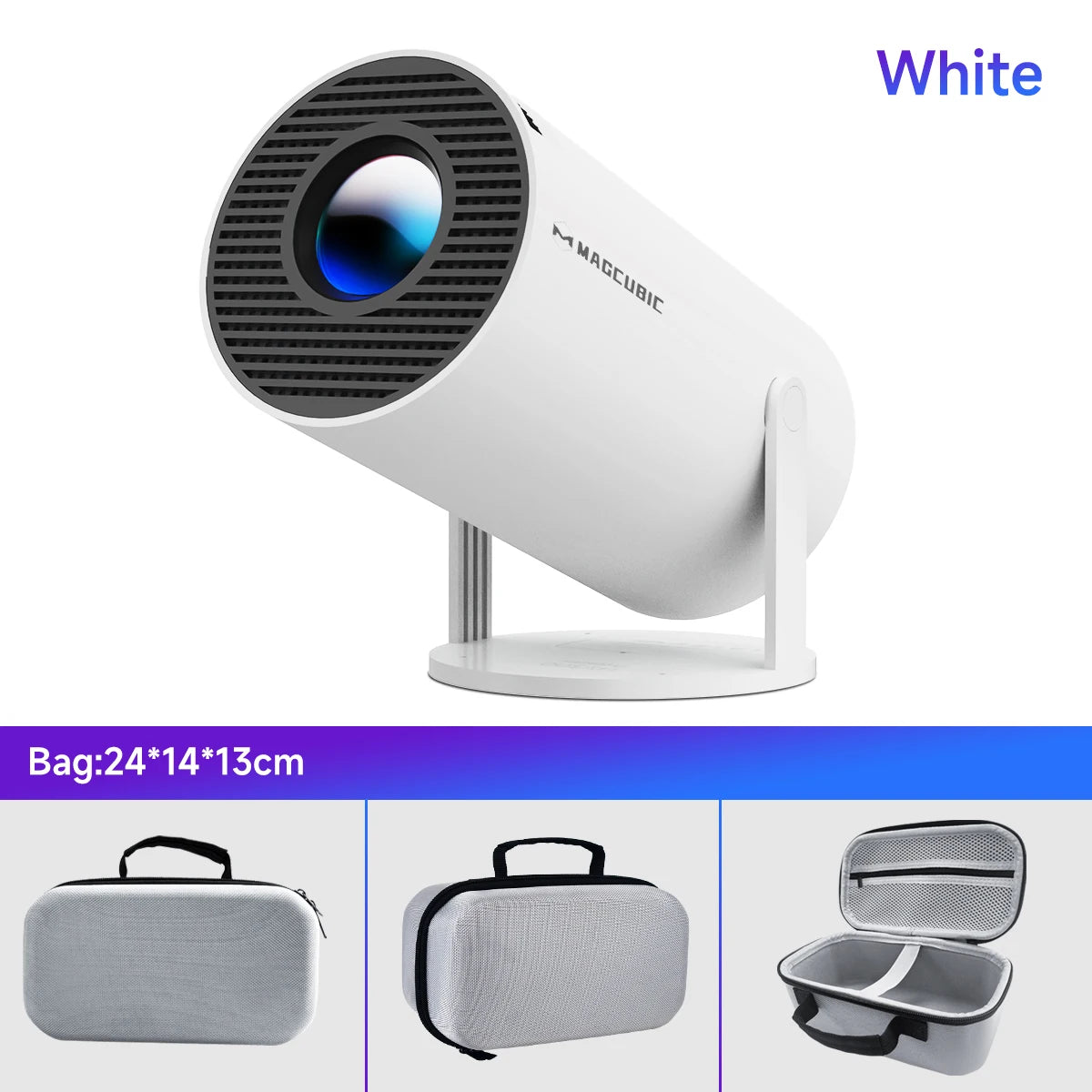 4K Projector Android 11 4K 1280*720P HY300 Pro + Dual Wifi 290ANSI 180°flexible BT5.0 Cinema Outdoor Portable Projector