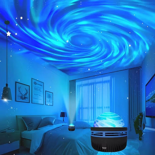 Ultralight LED Galaxy Projector Light Colorful Galaxy Sky Projector Bedroom Night Light Kids Room Decoration Christmas Party Decoration