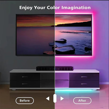 SMD5050 5M USB LED Strip Light TV Desktop Screen Backlight Color Change Bedroom Decor LED Lamp DIY Lighting Atmosphere lighg