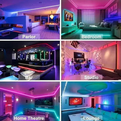 SMD5050 5M USB LED Strip Light TV Desktop Screen Backlight Color Change Bedroom Decor LED Lamp DIY Lighting Atmosphere lighg