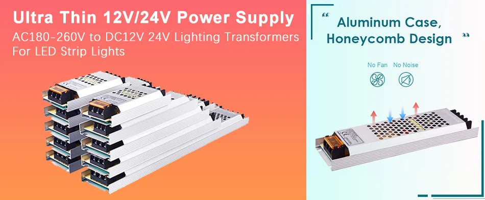 UL Listed COB LED Strip Light 320 480 LEDs/m 16.4ft High Density Flexible Tape Ribbon 3000-6500K RA90 Led Lights DC12V 24V